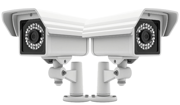 Security Cameras facing outwards
